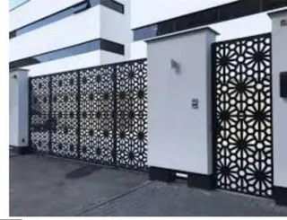 Driveway gates modification and pedestrian gates