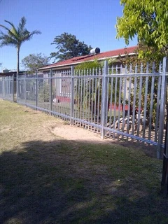 Galvanised pedestrian gates and fencing