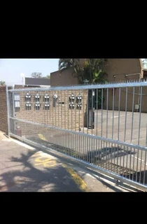 Galvanised pedestrian gates and fencing