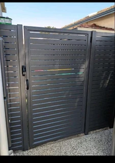 Aluminium Pedestrian Gates and Nutec Fencing