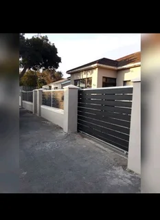 Vibercrete walling and boundary walls and gates