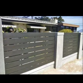 Nutec fence on existing gate and fence