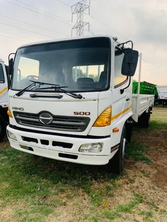 2008 HINO 500 DROPSIDE TRUCK