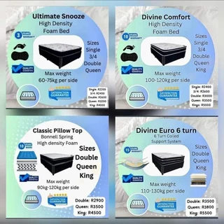 Brand new comfortable bamboo beds