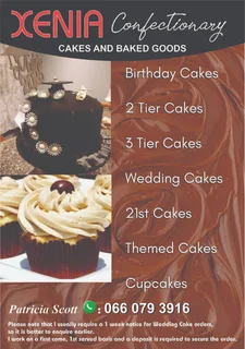 Xenia confectionary cakes and bakes