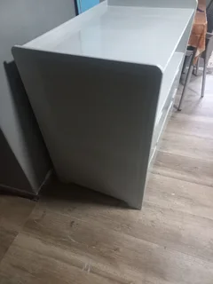 Light Grey Cot and Cabinet