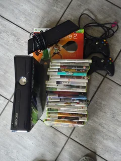 Xbox 360 console/games/remote/kinect