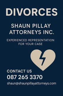 Divorce Attorneys - payment plan available from as low as R1000 per month.