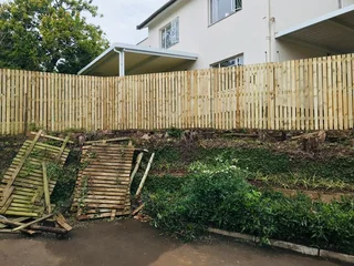 Wooden fence