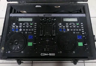 Gemini CDM-500 Dual CD DJ Mixer / Controller