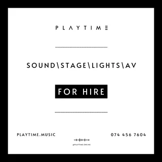 Sound FOR HIRE from R2500!