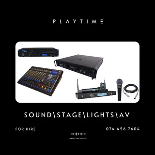 SOUND / STAGE / LIGHTS / AV