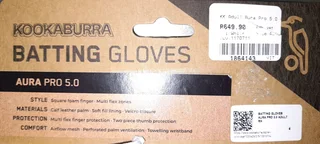 Kookaburra Batting Gloves - Left Handed