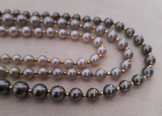 Jewellery Plastic Pearl Neclaces