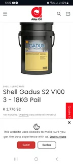 Shell  Gadus multipurpose grease