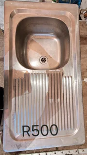 Silver single sink for sale