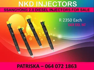 Ssangyong 2.0 Diesel Injectors For Sale