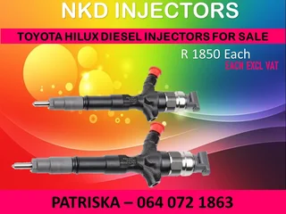 Toyota Hilux Diesel Injectors For Sale