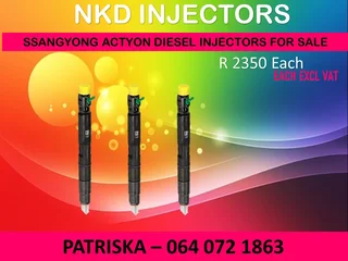 Ssangyong Actyon Diesel Injectors For Sale