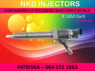 Ford Ranger 3.0 Tdci Diesel Injectors For Sale On Recon