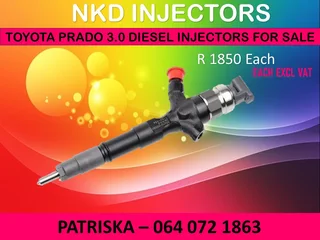 Toyota Prado 3.0 Diesel Injectors For Sale