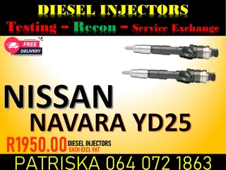 Nissan Navara Yd25 Diesel Injectors For Sale