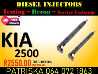 Kia 2500 Diesel Injectors For Sale
