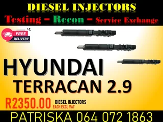 Hyundai Terrican 2.9 Diesel Injectors For Sale