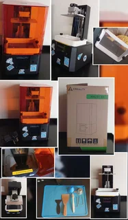 Resin Halot R6 with accessories