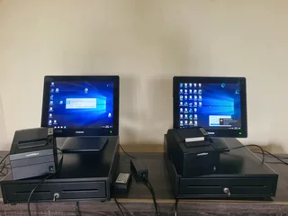 2 X Posbank Touchscreen Pos Systems – Complete Setup (printers + Cash Drawers + Windows 10)
