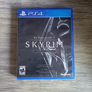 The Elder Scrolls V: Skyrim Special Edition for the PlayStation 4 console.