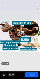 Massage therapist at the comfort of our place