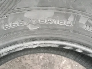 2x brand new 265/75/15C brand new Goodyear Wrangler brand new Tyres