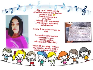 Nanny - Ad posted by Shanice Naidoo