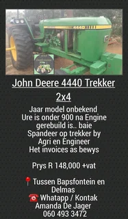 John Deere 4440 Trekker 2x4