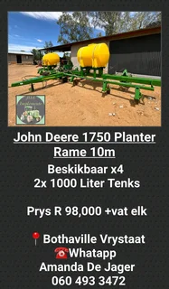 John Deere 1750 Planter Rame 10m