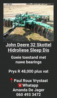 John Deere 32 Skottel Hidroliese Sleep Dis