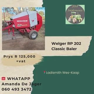 Welger RP 202 Classic Baler