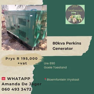 80kva Perkins Generator