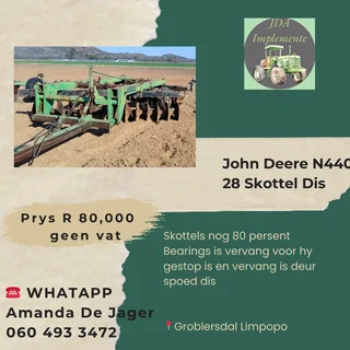 John Deere N440 28 Skottel Dis