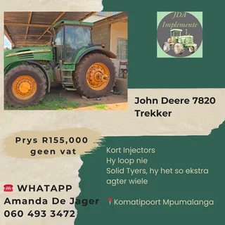 John Deere 7820 Trekker