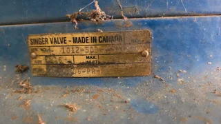 16 Duim Singer Valve