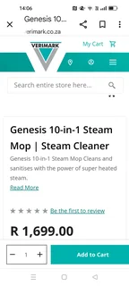 Genesis 10-in-1 Steam Mop