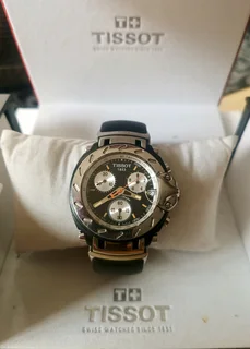 Tissot T-Race Chronograph Black Face Mens Watch for sale atch