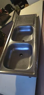 Stainless Steel Sit On Kitchen Sink 50X120