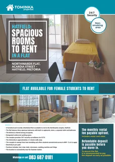 Hatfield Spacious Rooms To rent in flat
