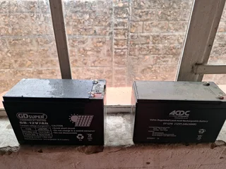 Gate motor batteries