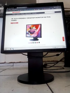 19" Lcd Screen, sharp Nec multisync Ea191m-bk, W/pva Panel. [r295].