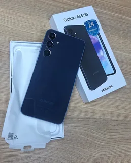 Samsung Galaxy A55 5G In Brand New Condition / Awesome Navy Color / 256GB Storage.