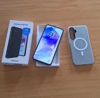 Samsung Galaxy A55 5G In New Condition / Awesome Navy Color / 256GB Storage